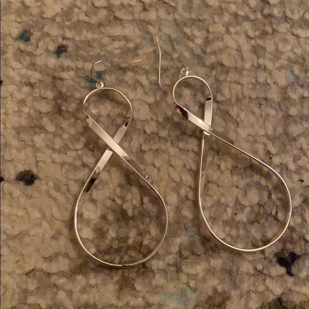 Silver earrings